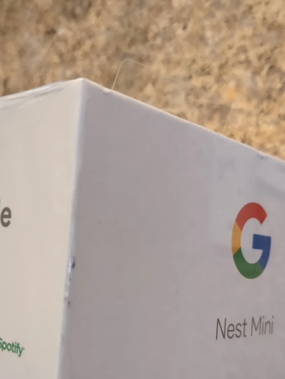 NIB Google Nest Mini 2nd Generation (Chalk) - Sealed Box